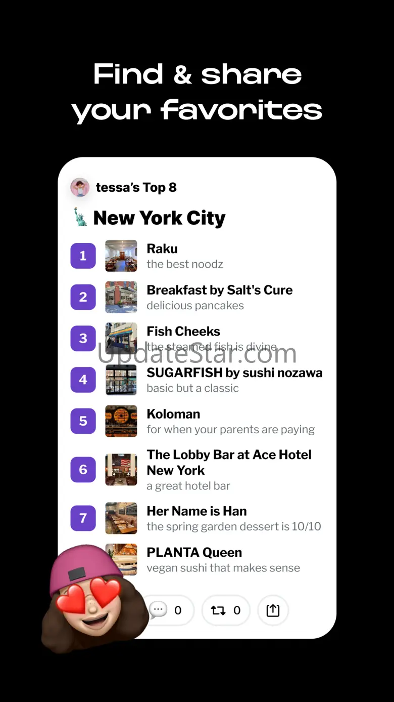 Top 8 - Find & Share Favorites 1.0.10