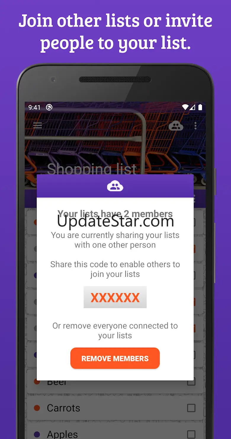 Shopping list (shareable) 3.3.5