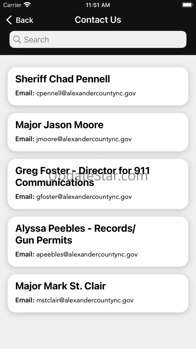Alexander County Sheriff NC 1.1.1