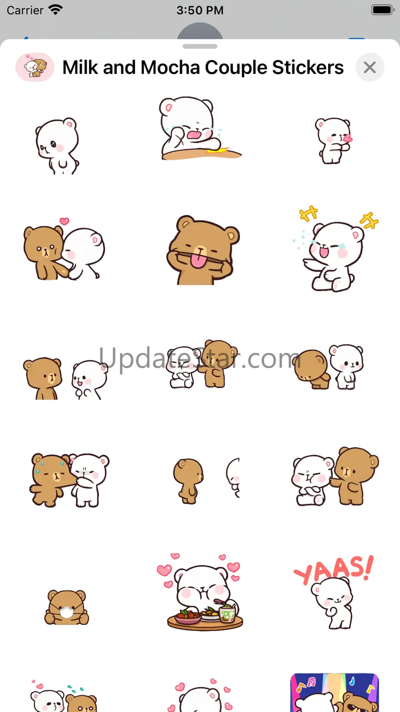Milk and Mocha Couple Stickers 1.0.6
