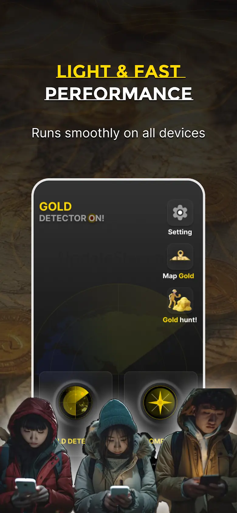 Gold Finder E & Metal Detector