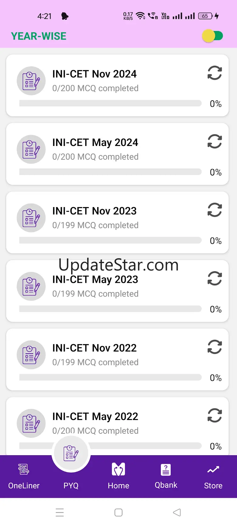 INI-CET Previous Year Papers 3.3.0