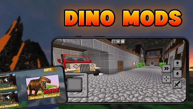 Mods Dinosaur for Minecraft PE 1