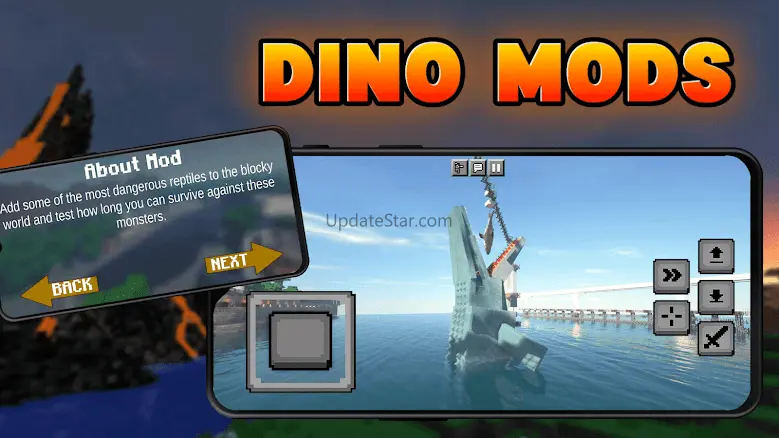 Mods Dinosaur for Minecraft PE 1