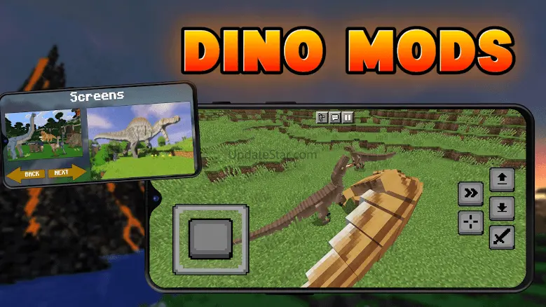 Mods Dinosaur for Minecraft PE 1