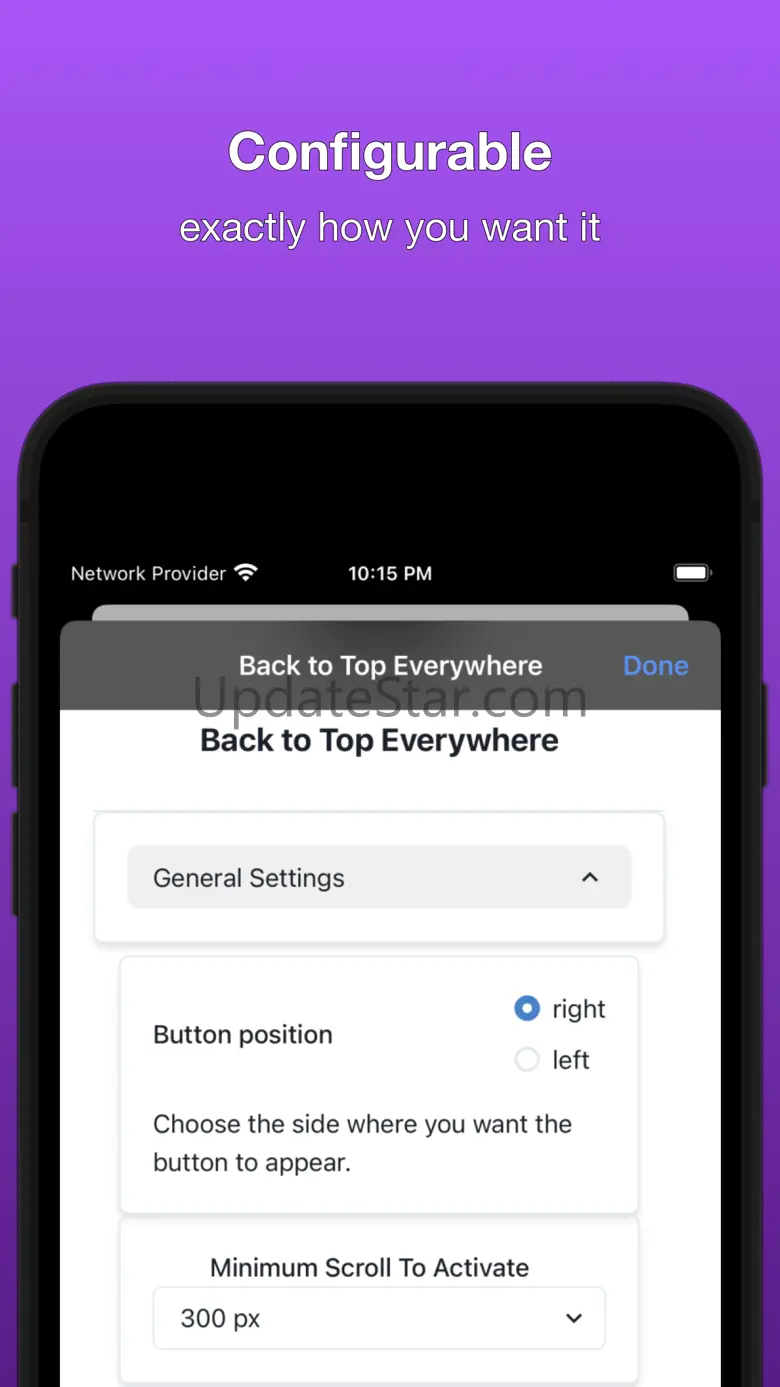 Upwards - Back to Top Button 2.4.0