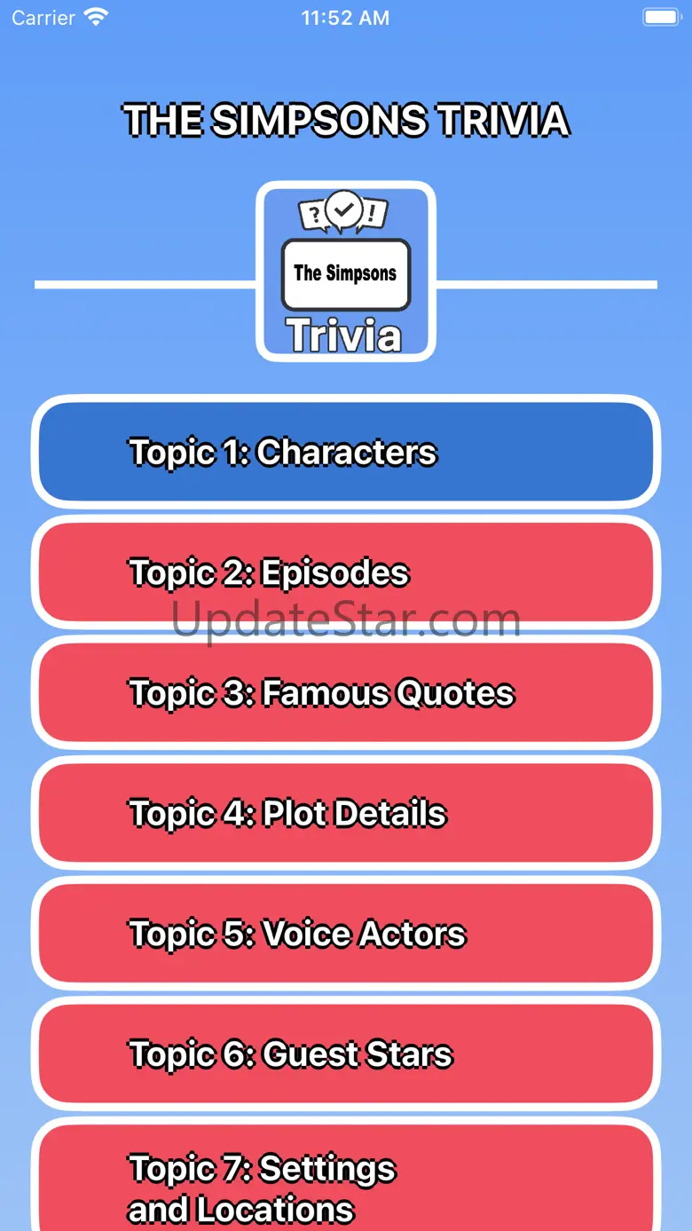 The Simpsons Trivia 1.0