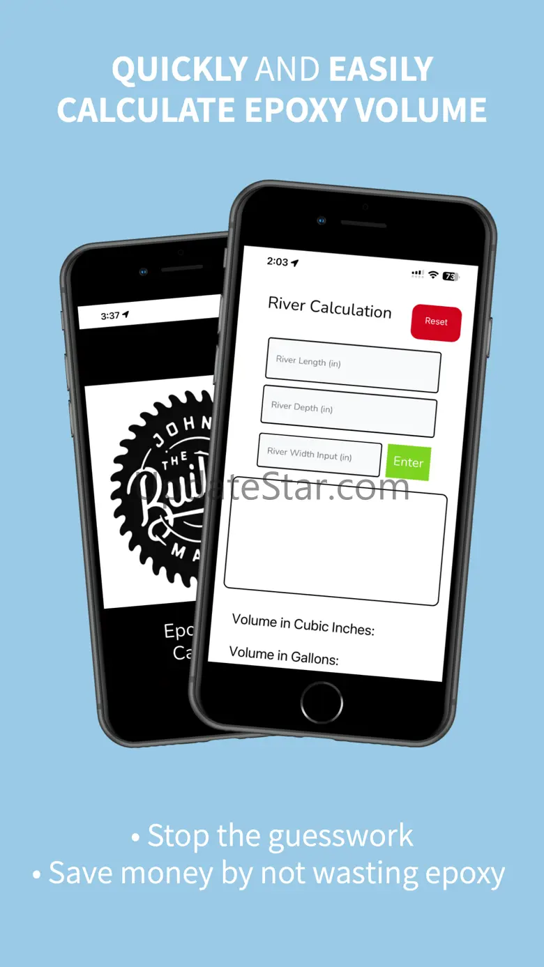 Epoxy River Calculator 1.0