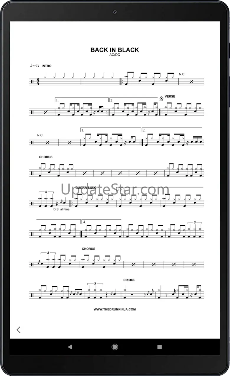 Setlist, Sheet Music Viewer 2.92