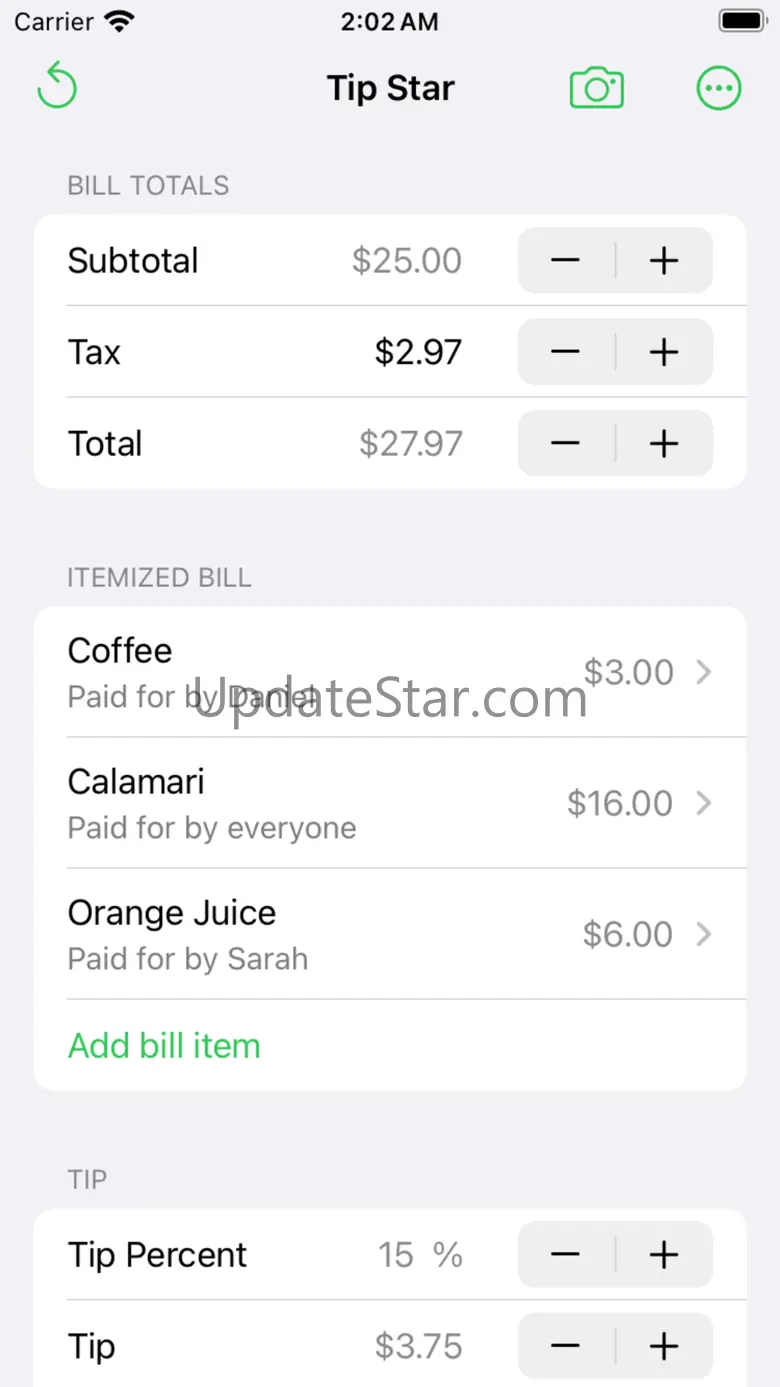 Tip Star - Bill Calculator 2.1.2