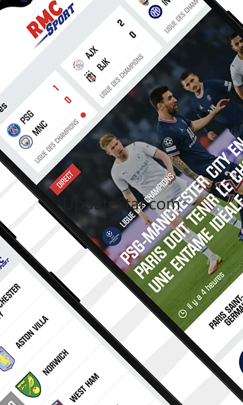 RMC Sport News, foot & rugby 9.0.3