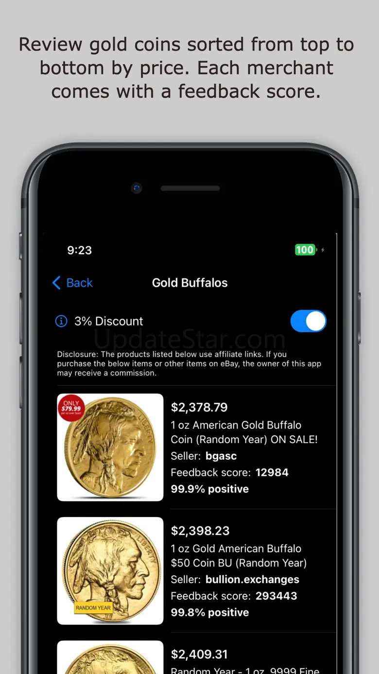 Comparing Bullion 1.2