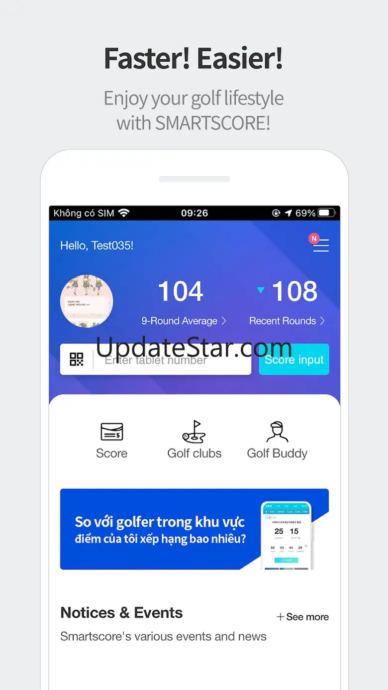 Smartscore-Golf Portal Service R5.1.6