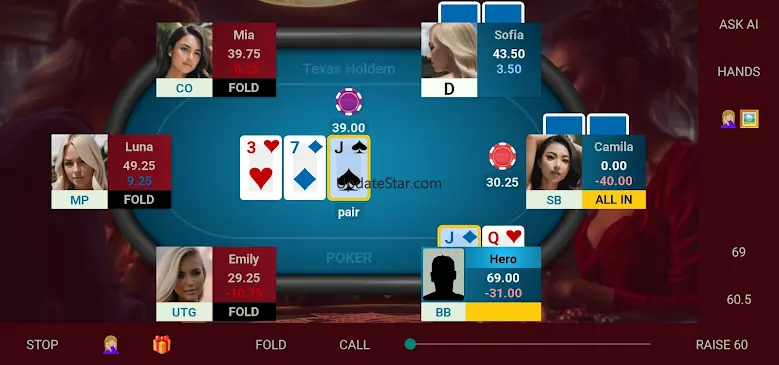 Adult Sexy Bikini Girls Poker 3.208