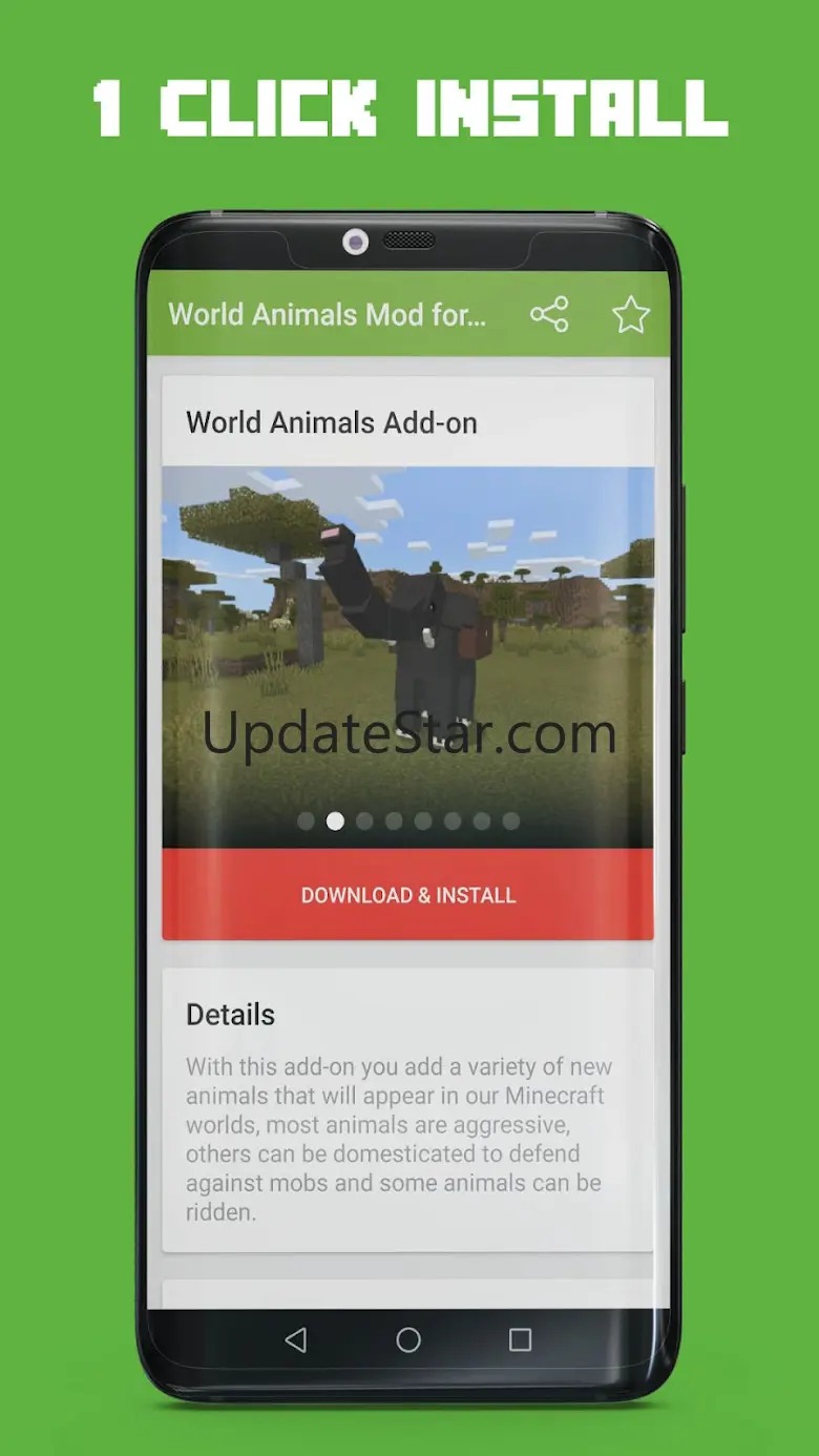 World Animals Mod For MCPE 2.0.10