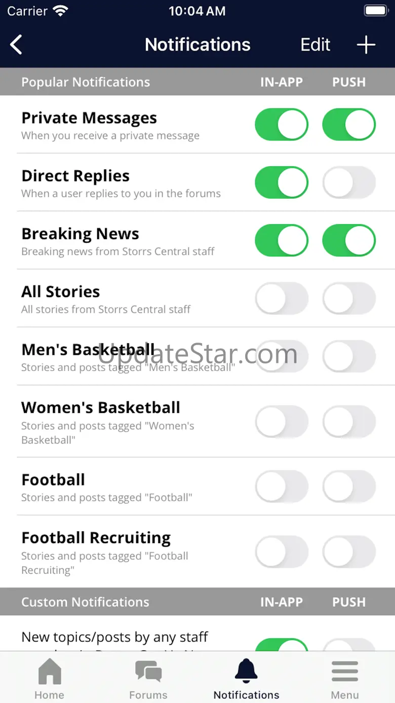Storrs Central 0.10.0