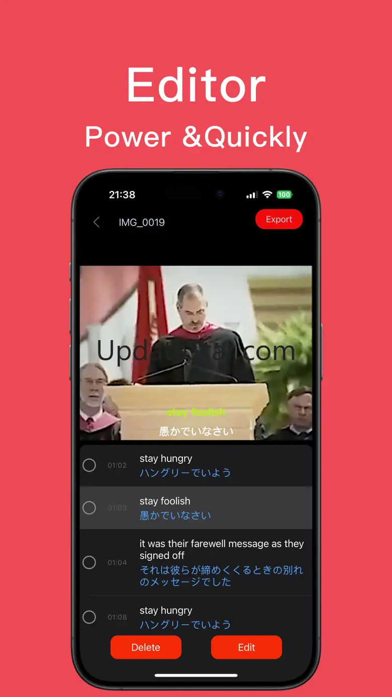 Video Caption Edit & Translate 2.0.1
