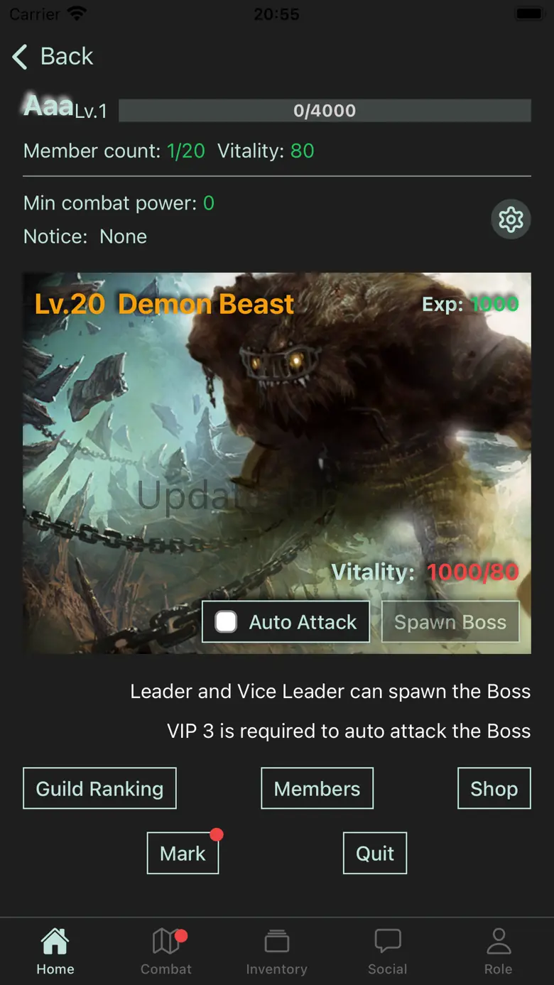 Idle Myth 0.0.1