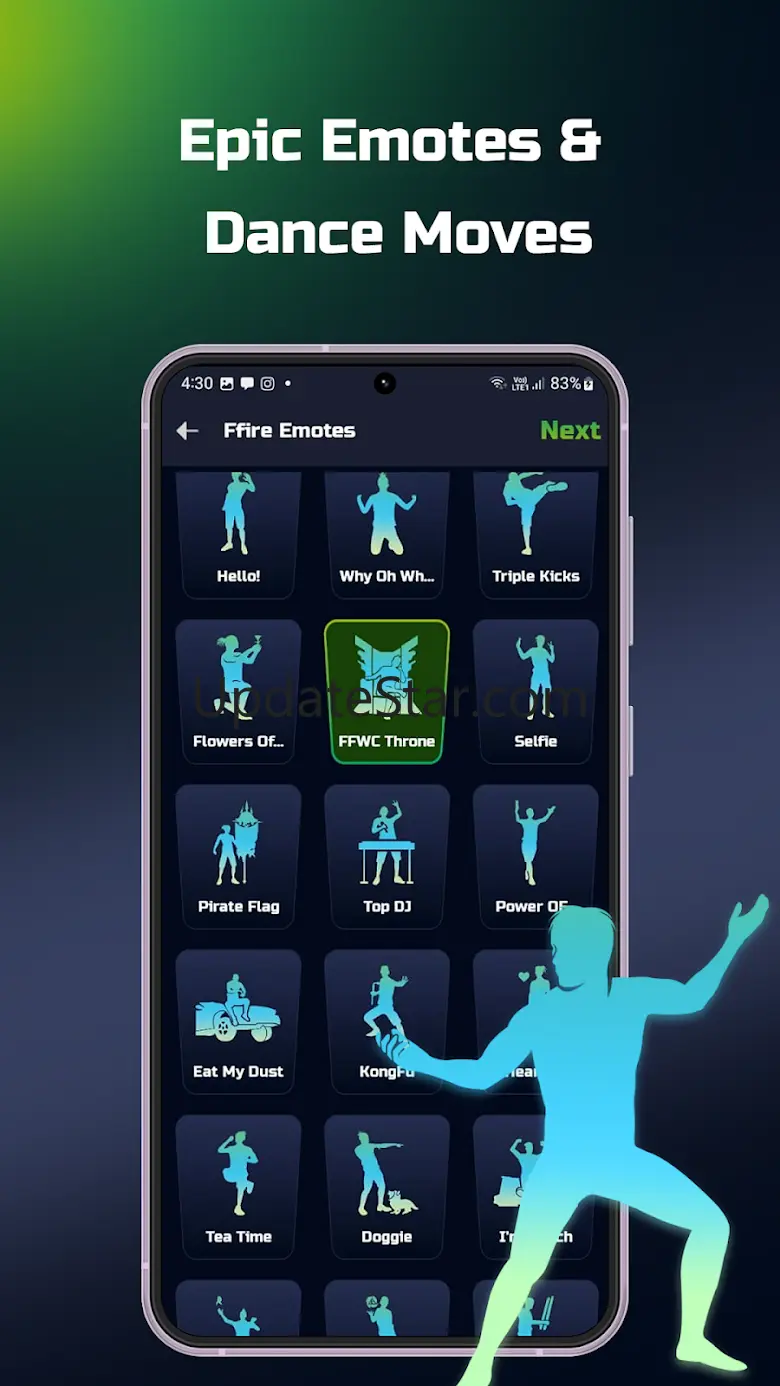 Emotes Viewer FFF FF Skin Tool