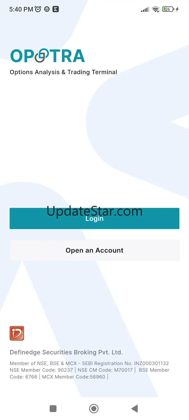 Opstra: Definedge 1.0.0.0.12