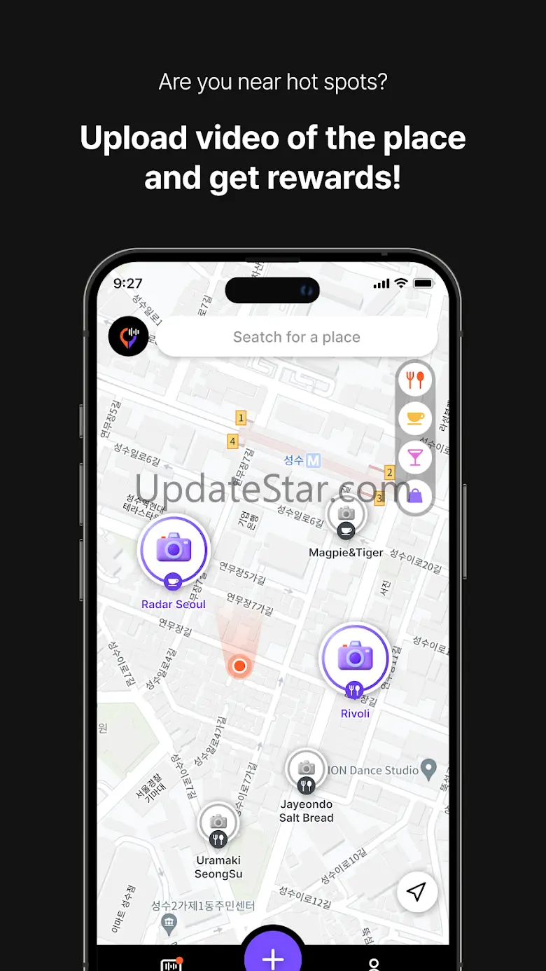 STREET CASTER - hotspots map 21.3.1