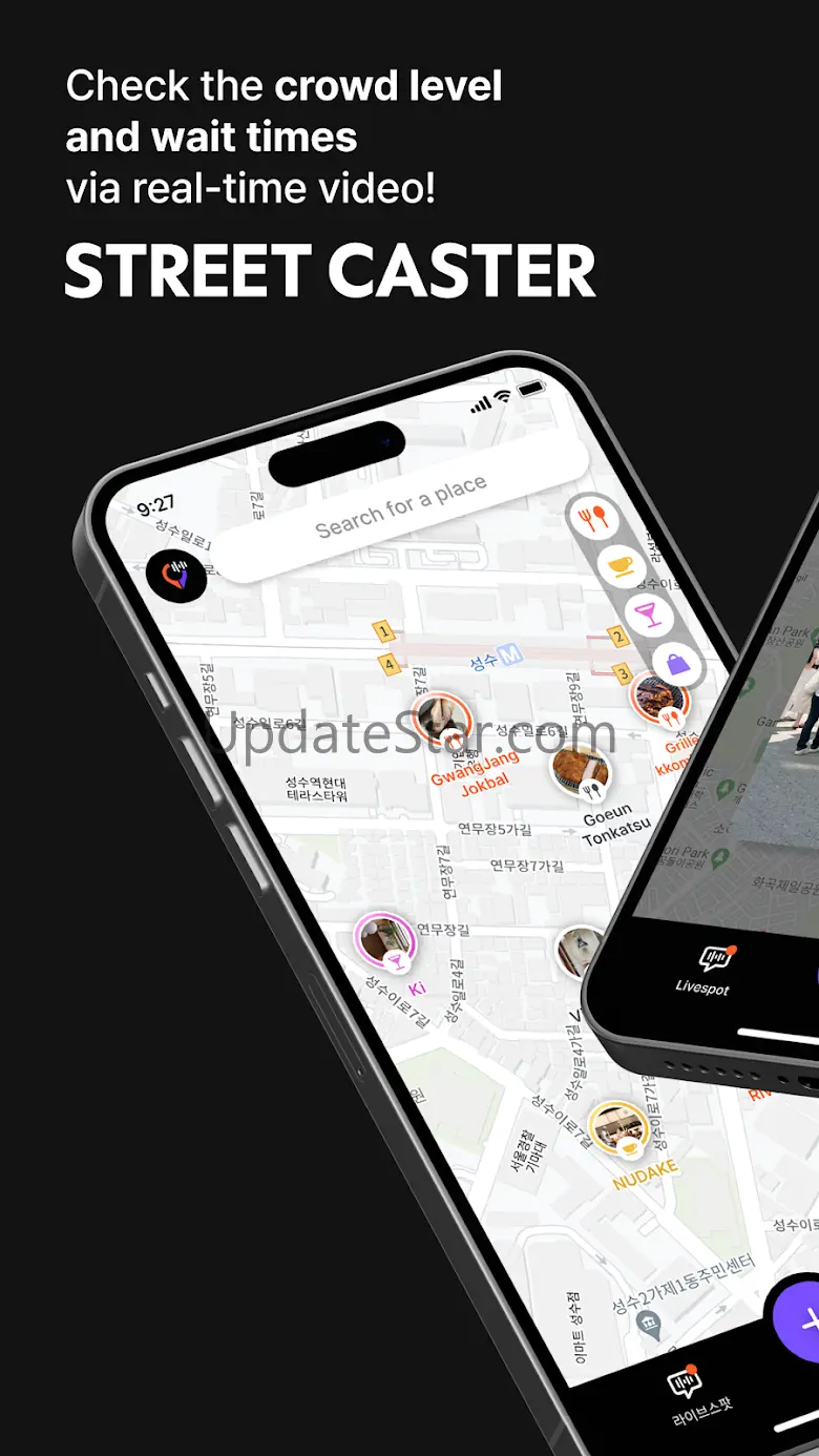 STREET CASTER - hotspots map 21.3.1