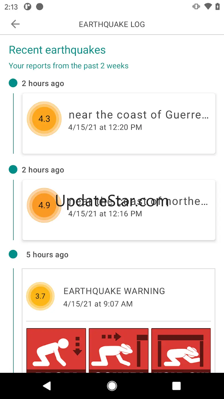 MyShake Earthquake Alerts 3.1.30