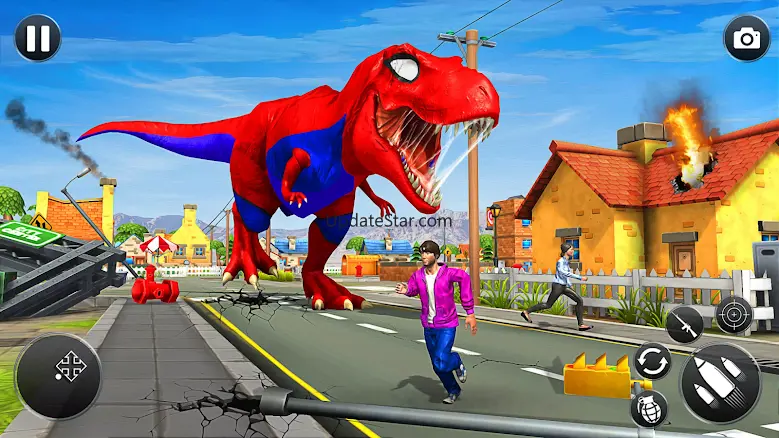 Angry Dino City Rampage Games 1.4