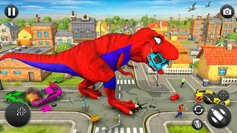 Angry Dino City Rampage Games 1.4