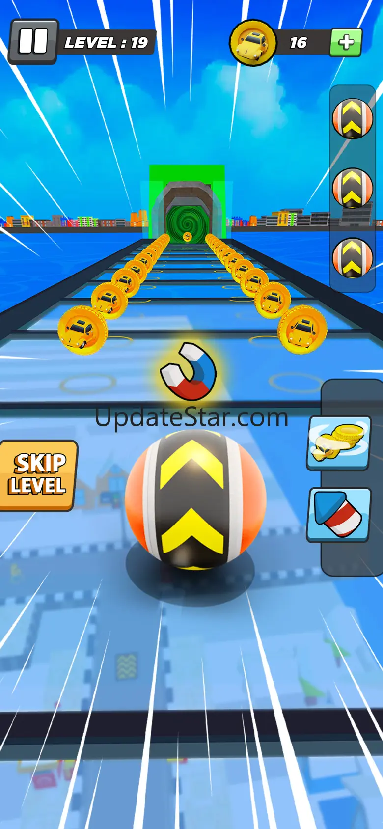 City Ball Rolling Race Game 1.6