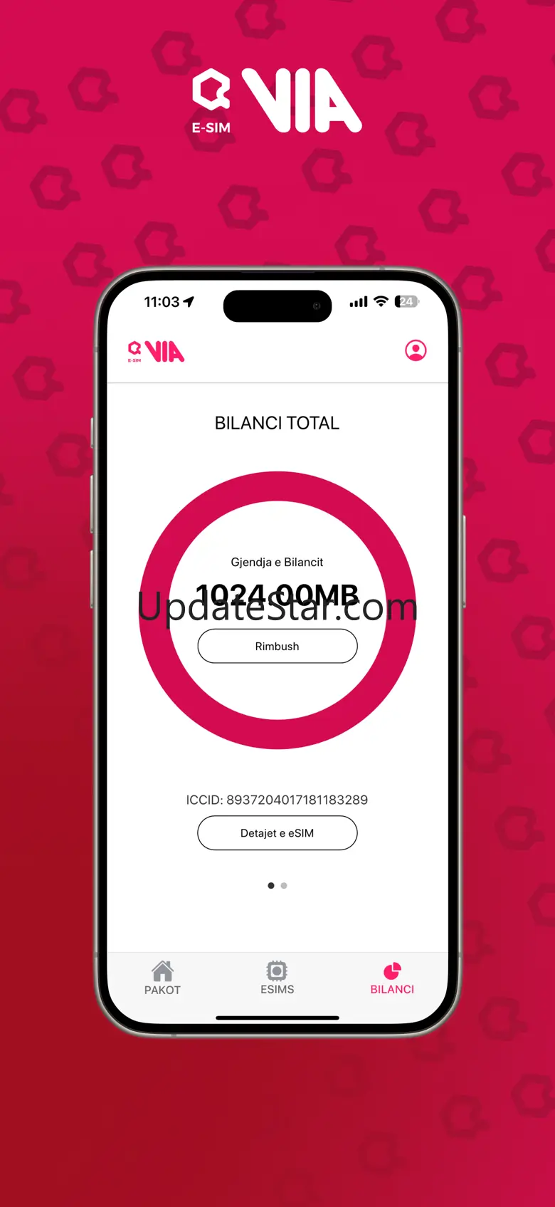 VIA eSIM 1.1.1