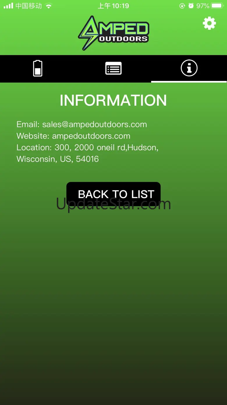 Amped Outdoors Battery Monitor 1.0.3