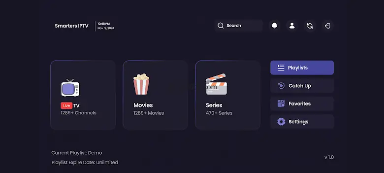 Smarters IPTV Player 1.4.0