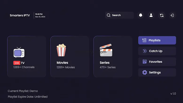 Smarters IPTV Player 1.4.0