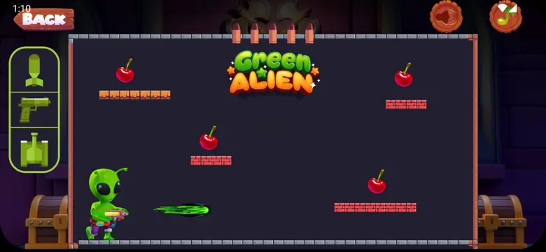 Green Alien Dance & Gun Game 1.0