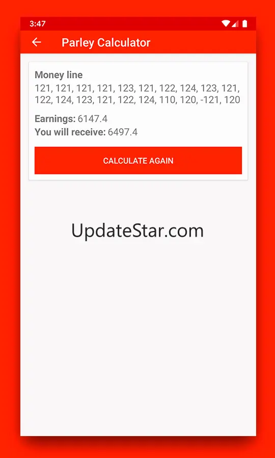 Parlay and Betting Calculator 2.5