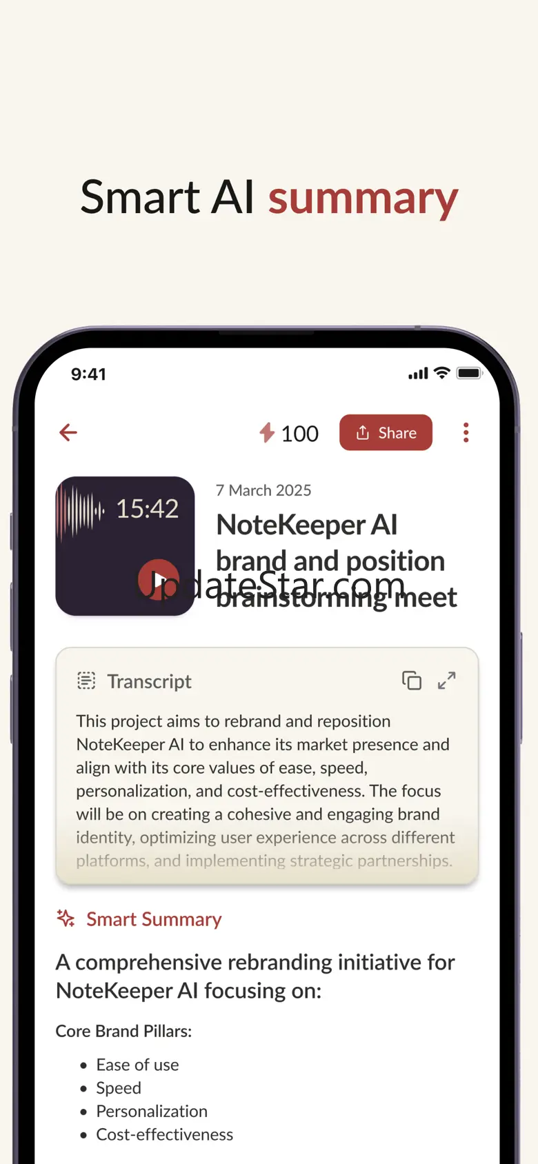 AI Note Taker : Audio to Text 1.1.1
