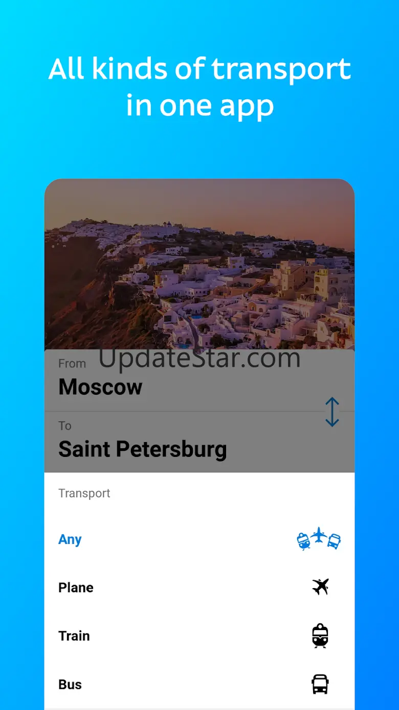 Flights, railways, hotels 3.121.1