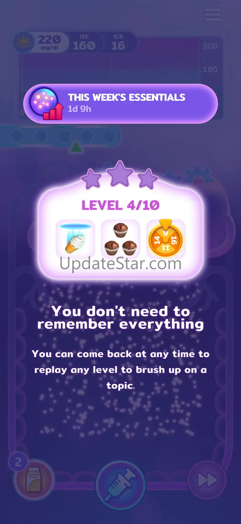 Level One: A Diabetes Game 1.1