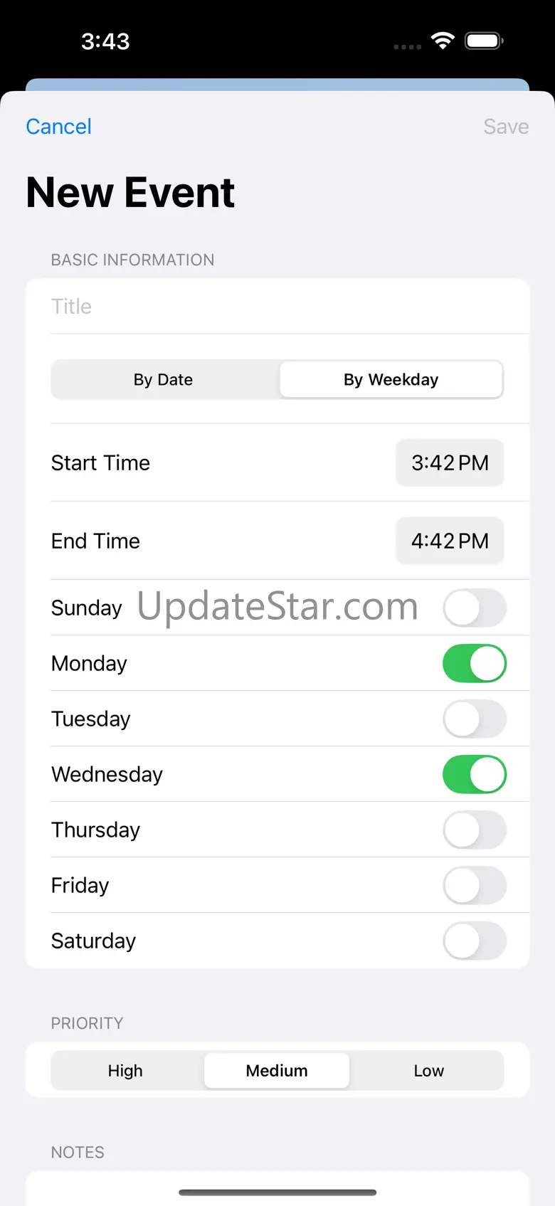 Cool Schedule 5.2.7