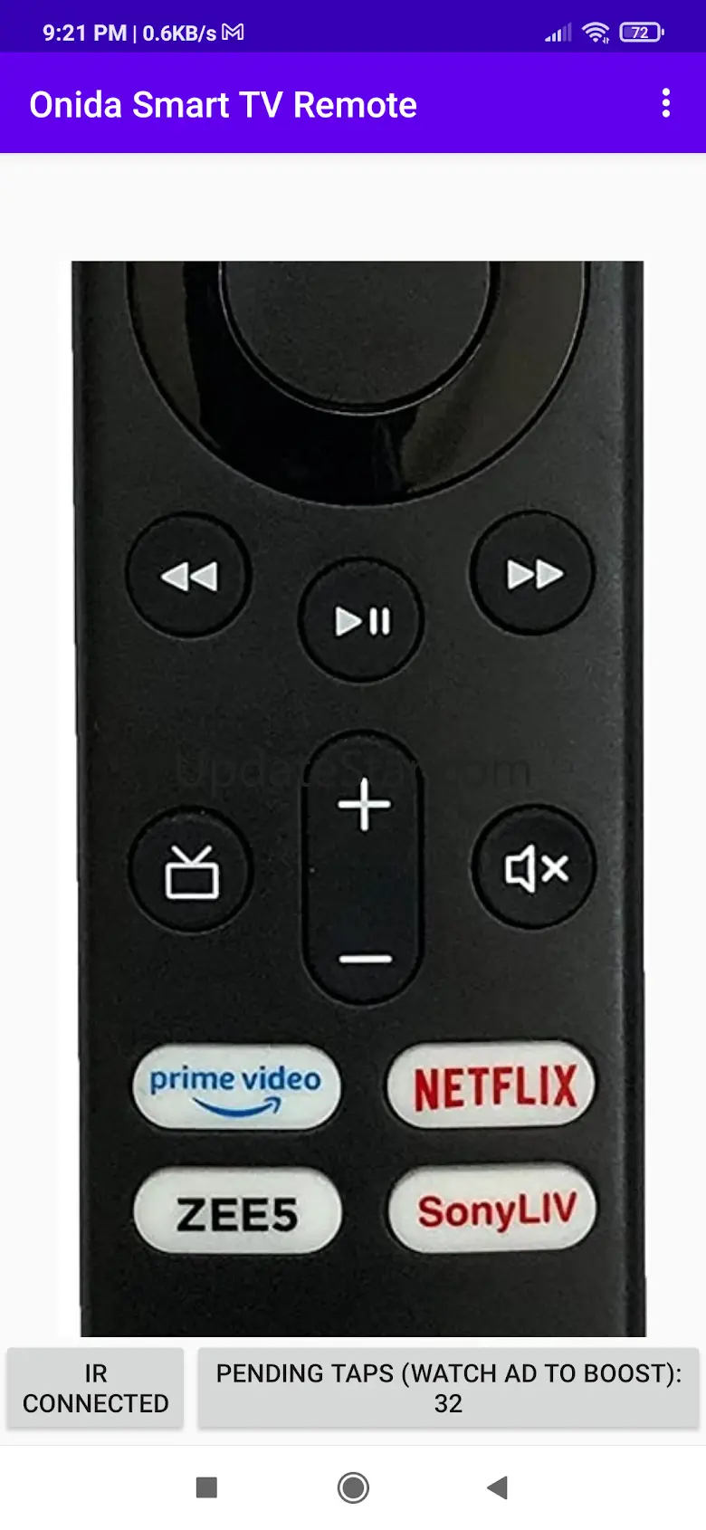 Onida Smart TV Remote 1.37