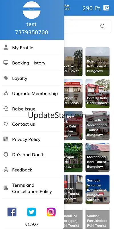 UPSTDC Hotels, Tour Package, T 02.00.08