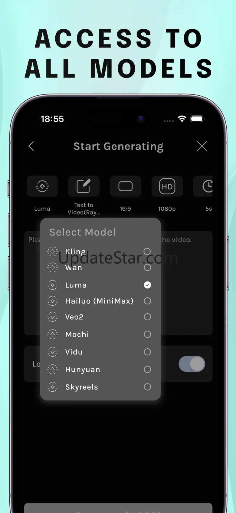 AI Video Generator - Moon AI 1.3