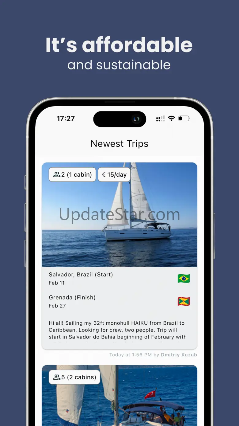 Yacht Cabin: Find sailing crew 1.5.0