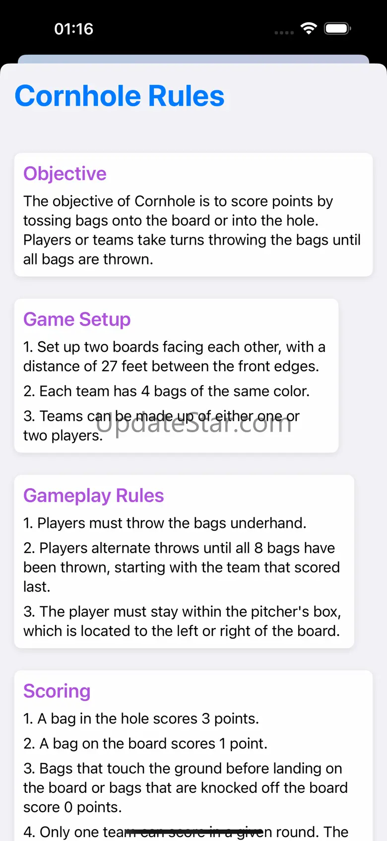 Cornhole ProScorer 1.1.0