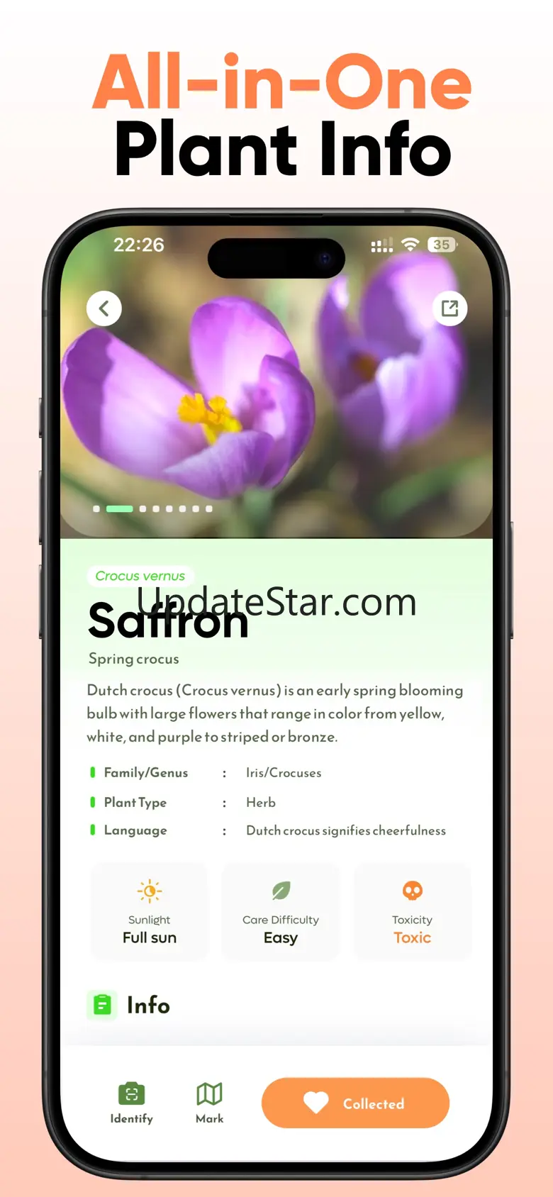 Plant Note:  Identifier & Care 1.0.7