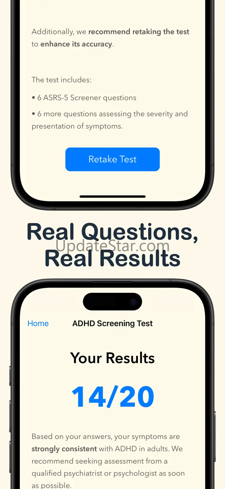 ADHD Test - Symptom Assessment 12.11