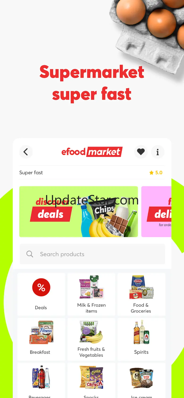 efood delivery: food, grocery 9.13.0