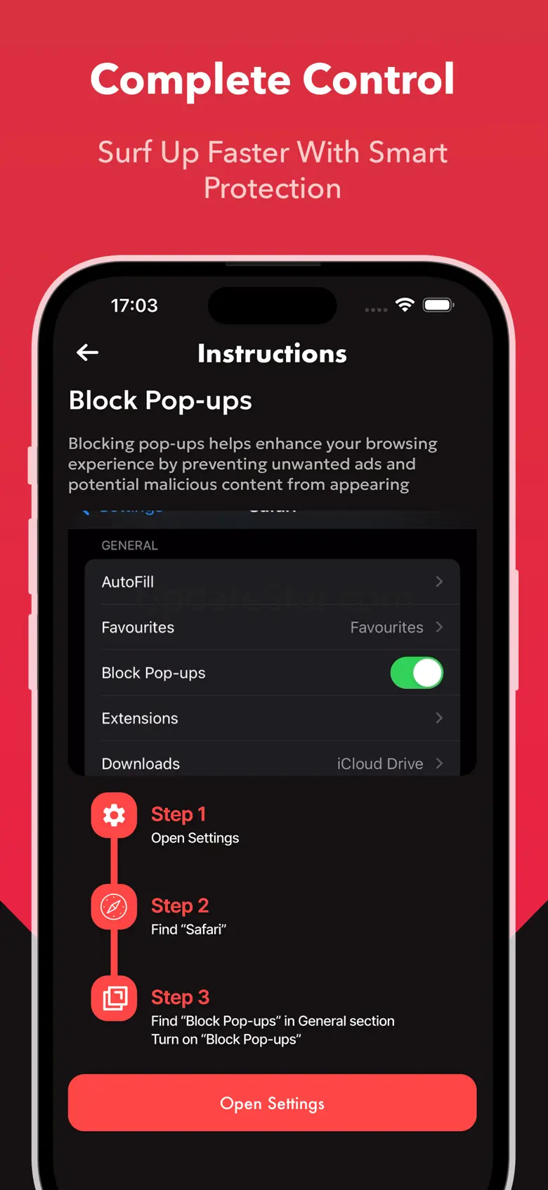 Ublock: Ad Blocker, Speed Test 1.0