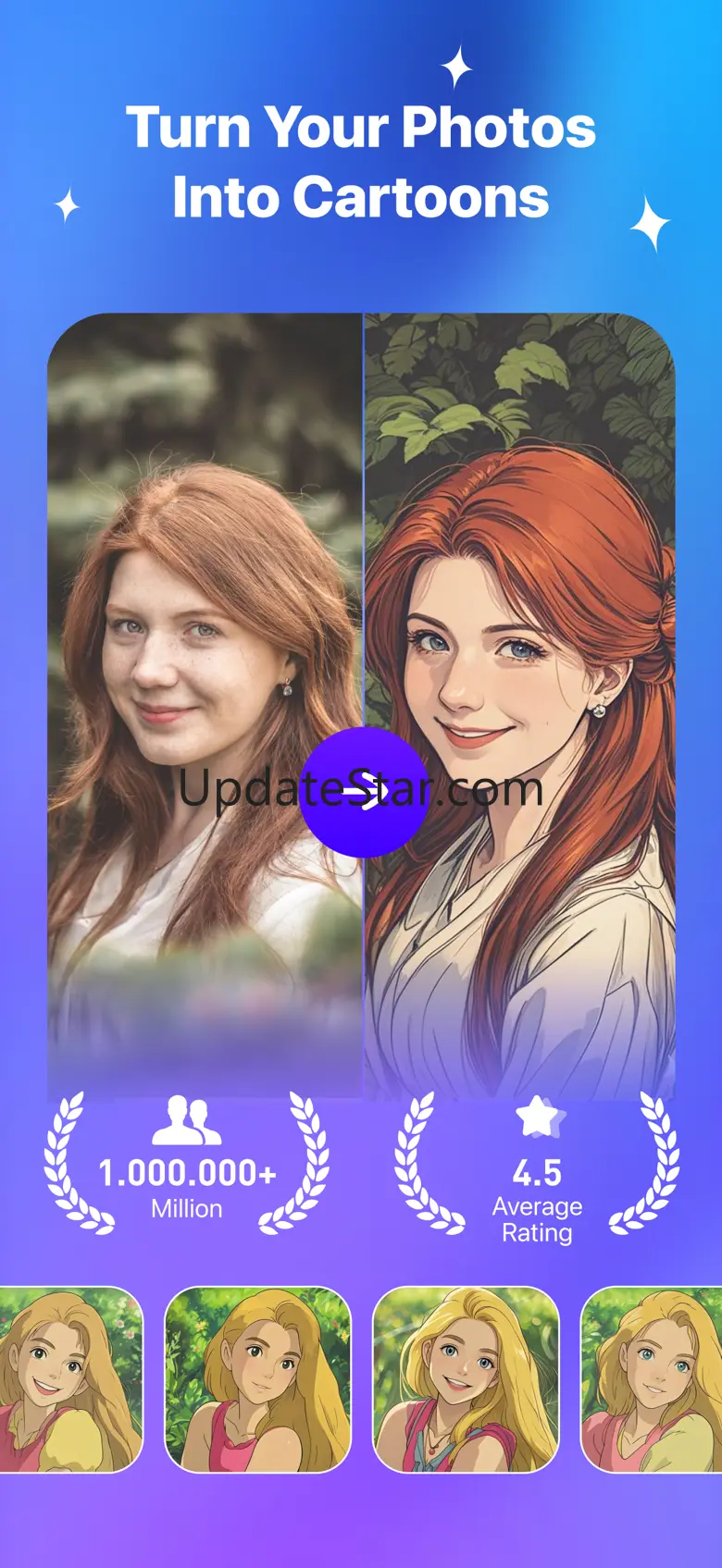 Cartoon AI image generator app 1.1.0